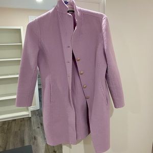 purple pea coat